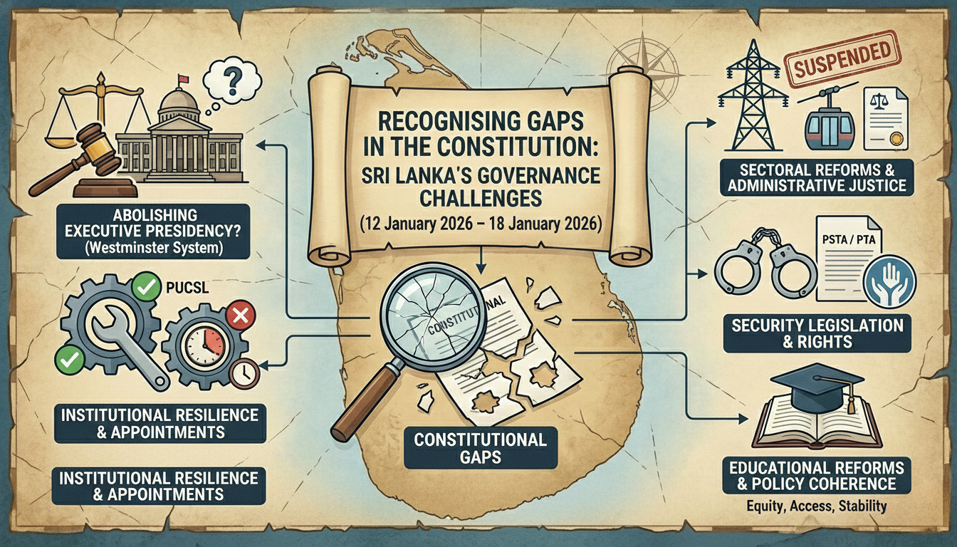 Recognising Gaps in the Constitution