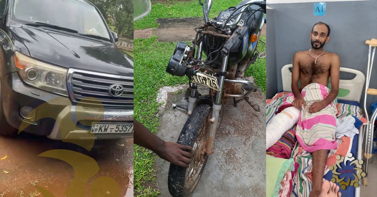 அமைச்சர் என்றால் இப்படி மோதி தள்ளிவிட்டு பயணிக்கும் அதிகாரமும் உள்ளதா?